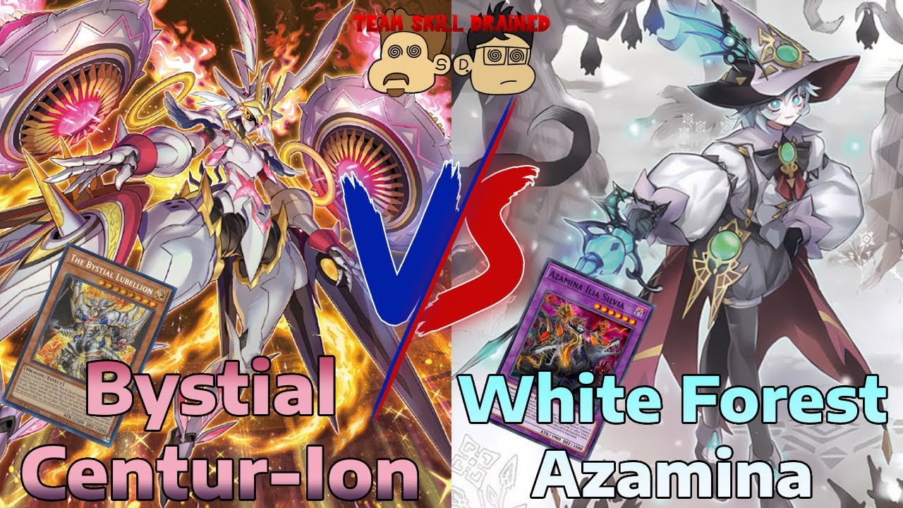 YuGiOh! Skill Drained Feature Match | Bystial Centur-ion Vs White Forest Azamina