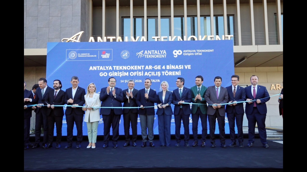 Antalya Teknokent Ar-Ge 4 Binası ve Antalya Teknokent Girişim Ofisi Açılış Töreni Gerçekleştirildi