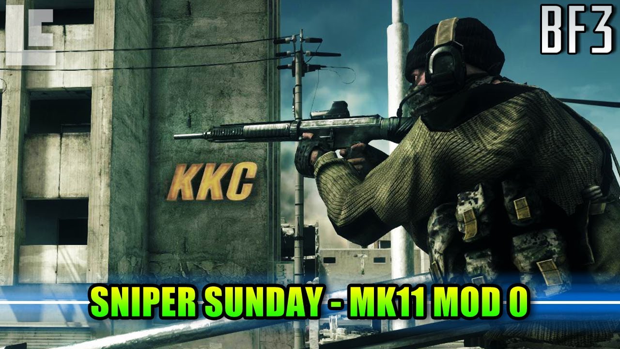 Sniper Sunday - MK11 Mod 0 Aggressive Balance (Battlefield 3 Gameplay/Commentary)