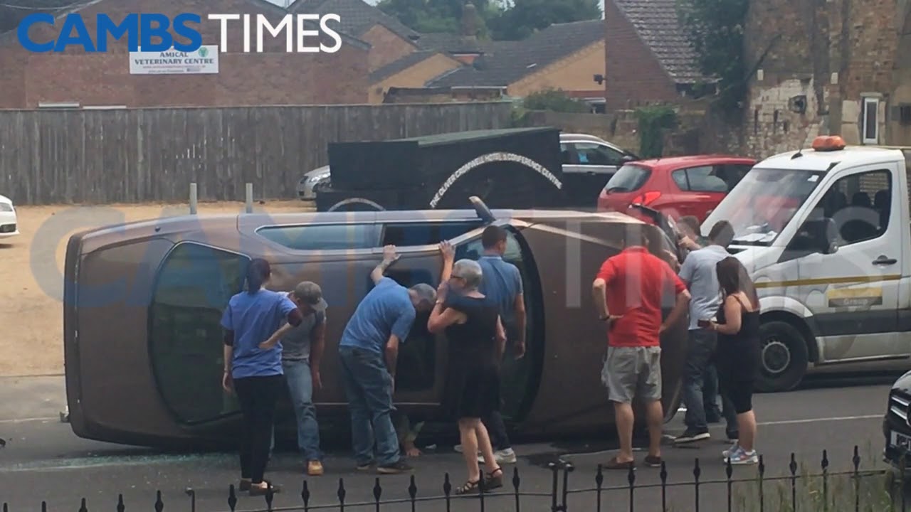 Car flipped in March crash | Cambs Times
