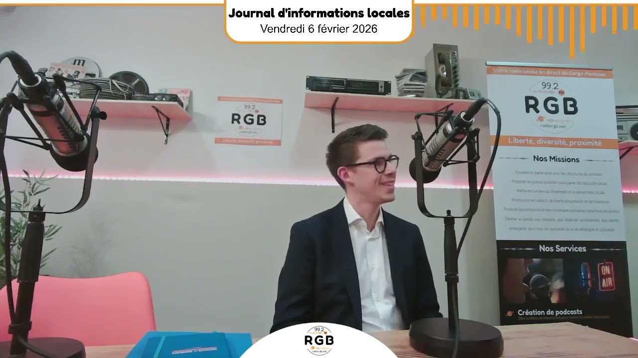 Journal d'informations locales 1/2 - Vendredi 6 février 2026 - Radio RGB 99.2 FM