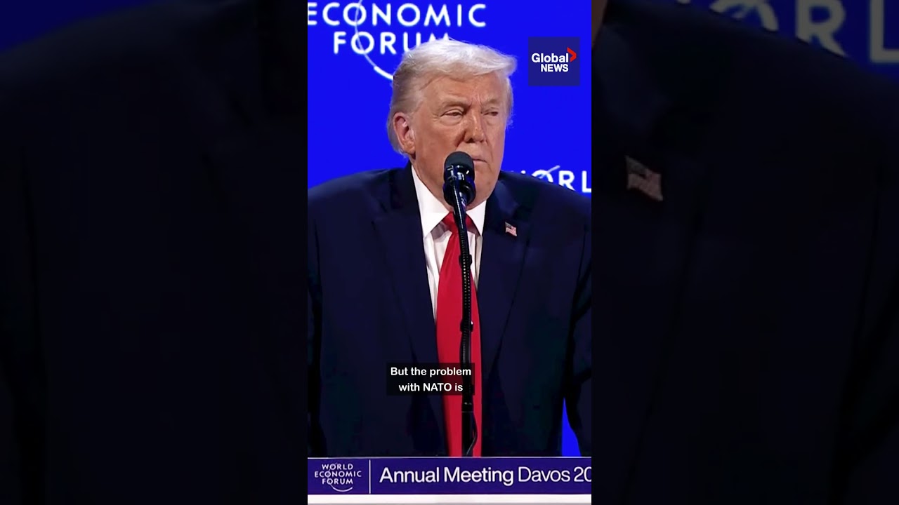Trump mixes up Greenland with Iceland multiple times in WEF speech