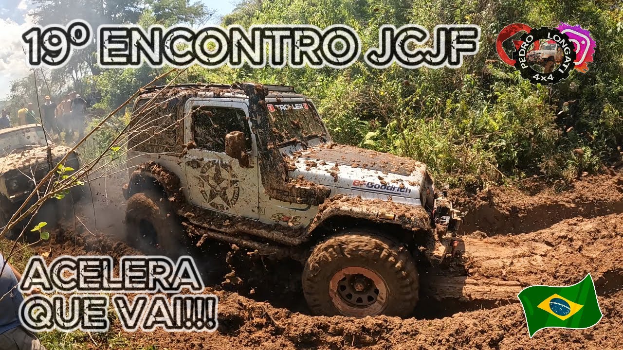 TROLLER, GAIOLA, DEFENDER... ACELERANDO MUITO NO 19ºENCONTRO DO JEEP CLUBE JF! PEDRAS, ATOLEIROS...