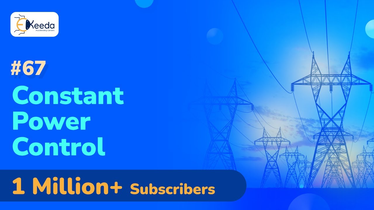 Constant Power Control - HVDC System Control - High Voltage Direct Current Transmission
