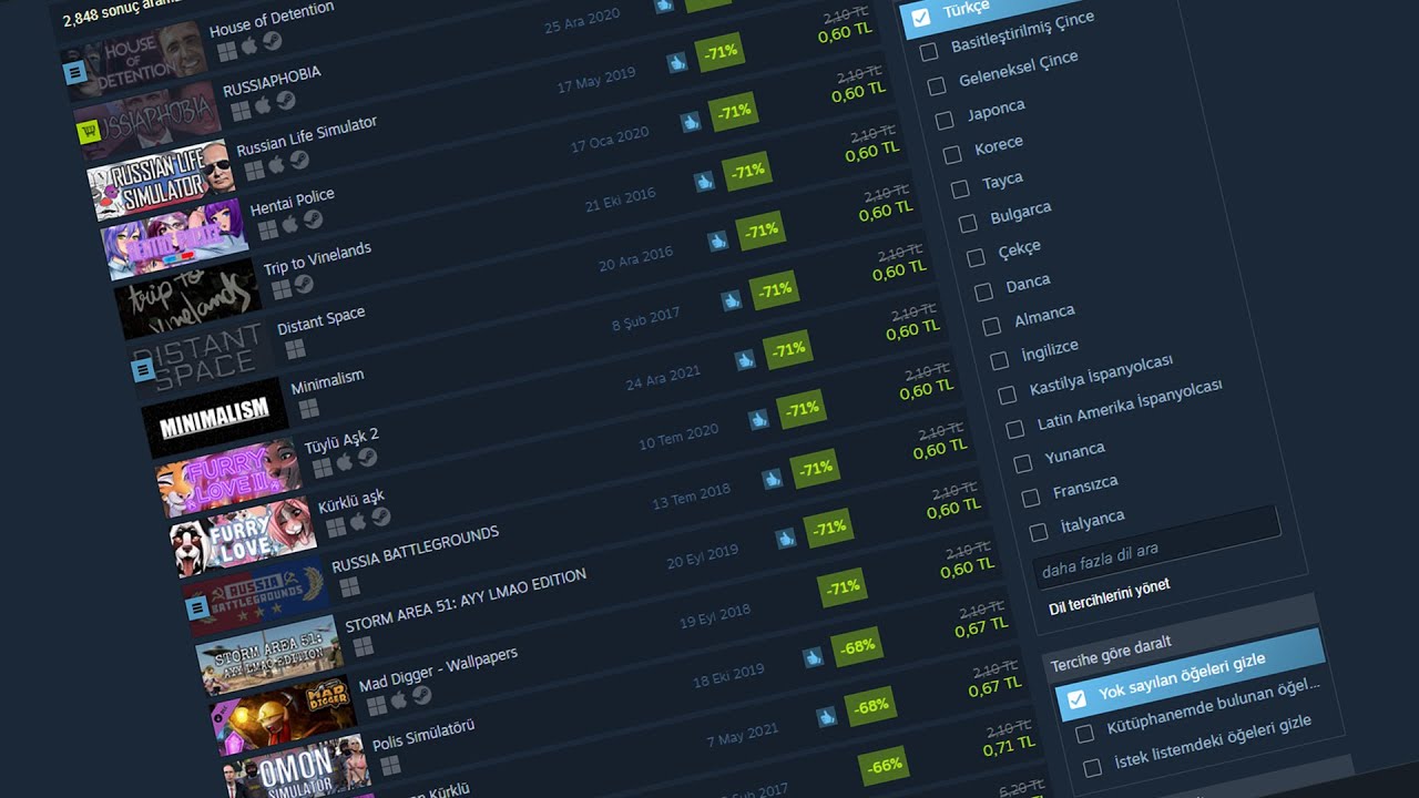 STEAM KOLEKSİYON KARTI DÜŞÜREN OYUN BULMA & NE KADAR KAR ETTİRDİKLERİNE BAKIN #steam #steamgame