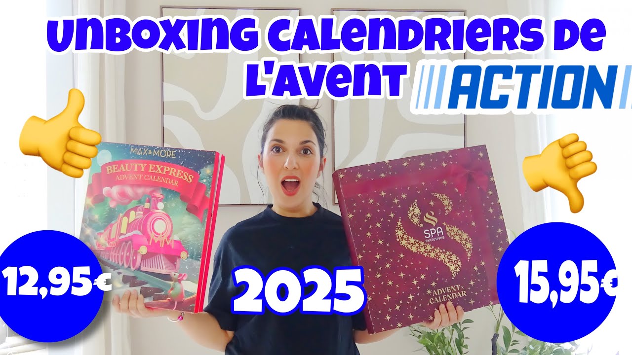 OUVERTURE CALENDRIERS DE L’AVENT ACTION 2025 !!! JE COMPARE LES DEUX. TOP OU FLOP ??!!
