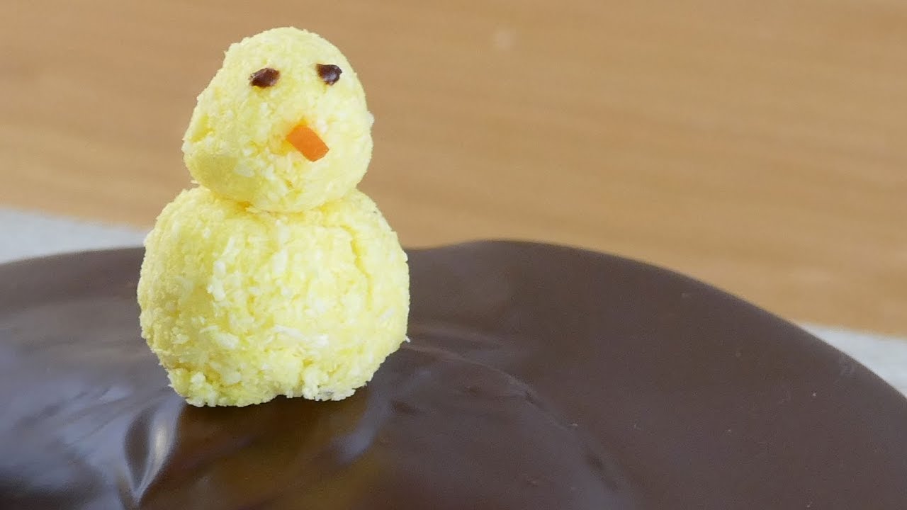 Cómo hacer pollitos de coco, ¡típicos de Pascua! 🧡 Cocinatis
