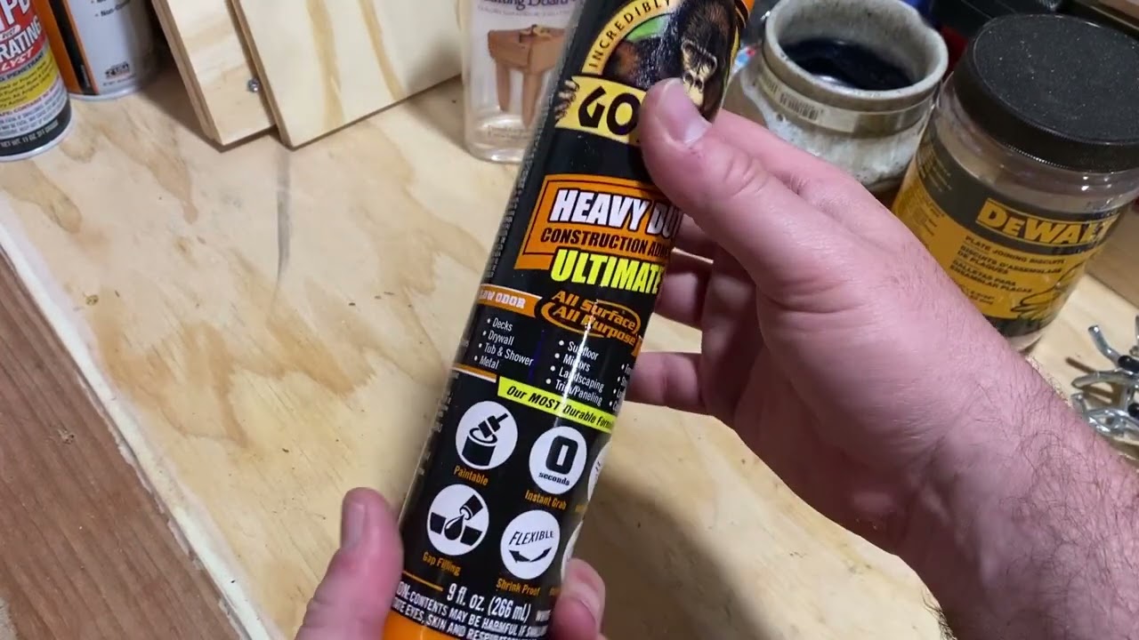 Watch before buying Gorilla Heavy Duty ULTIMATE Adhesive