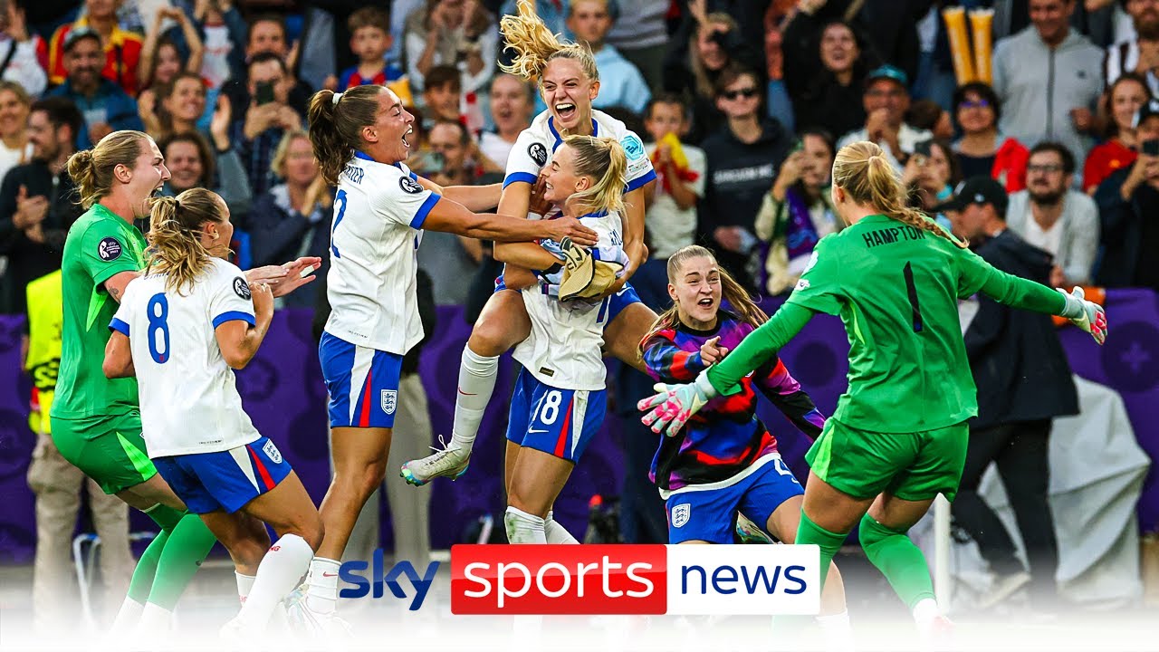England are European champions again after beating Spain on penalties