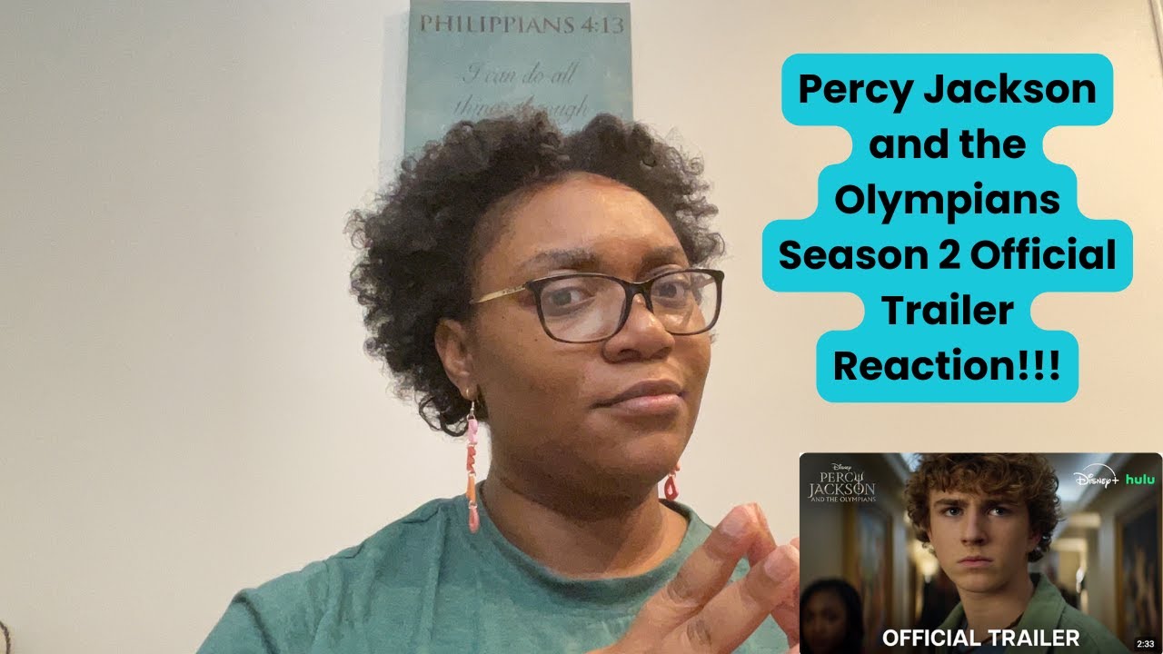 Percy Jackson and the Olympians Season 2 Official Trailer Reaction!!!