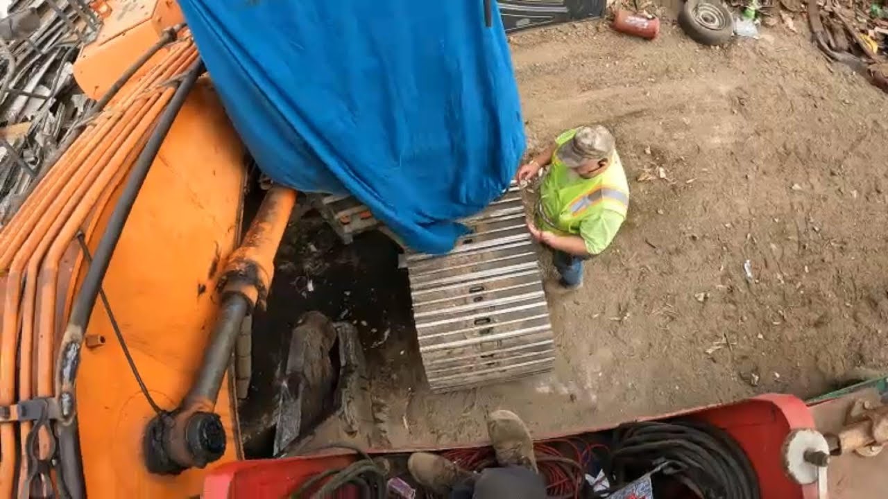 CALM BEFORE THE STORM #scrap #crushing #recycle #recycling #shear #copper #brass #aluminum 