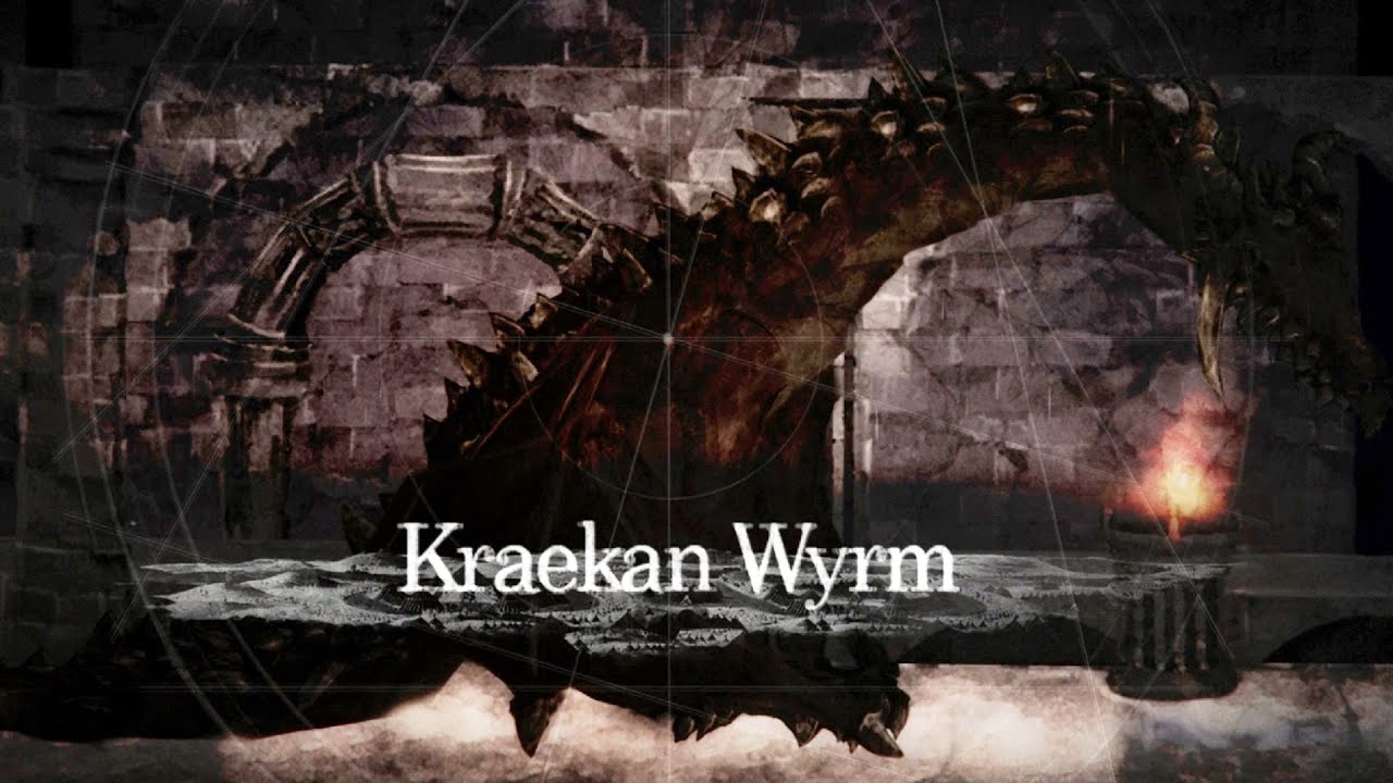 Salt and Sanctuary: Kraekan Wyrm Boss Fight (1080p 60fps)