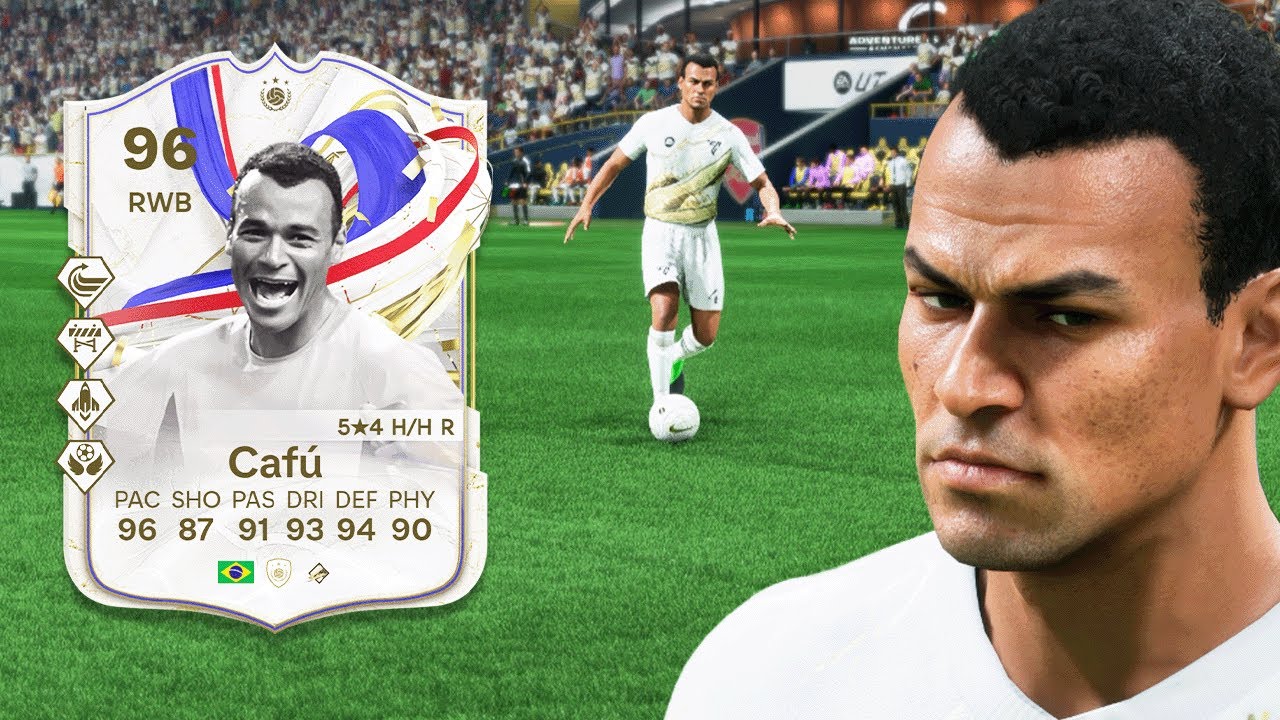 96 GREATS OF THE GAME ICON CAFU SBC PLAYER REVIEW | EA FC 24 ULTIMATE TEAM