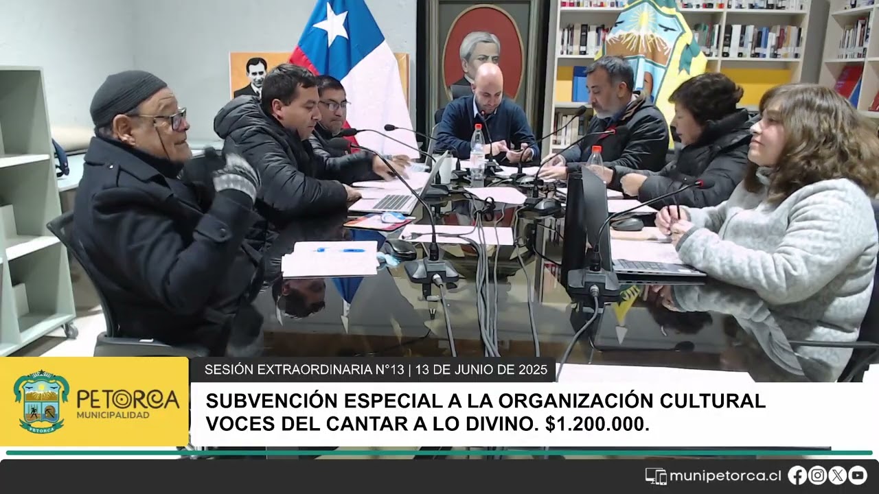 Concejo Municipal Petorca   Sesión Extraordinaria N°13   13 de Junio 2025