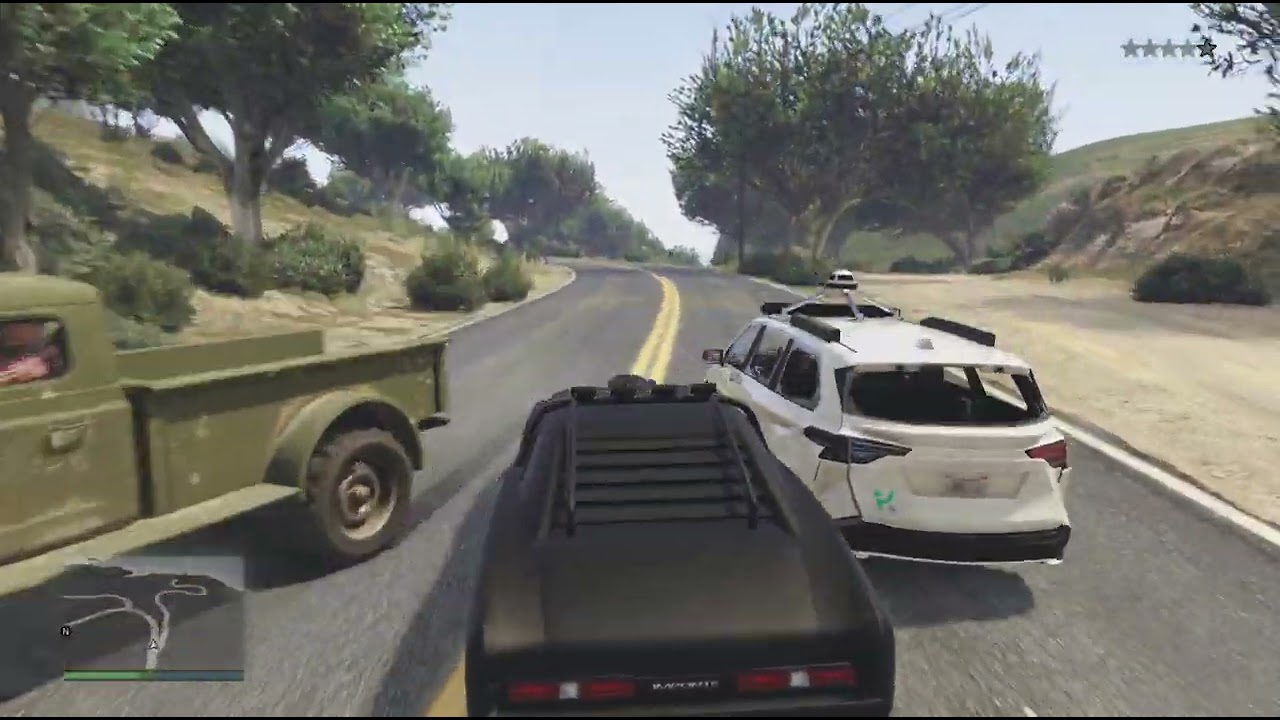 Grand Theft Auto V doing bad stuff