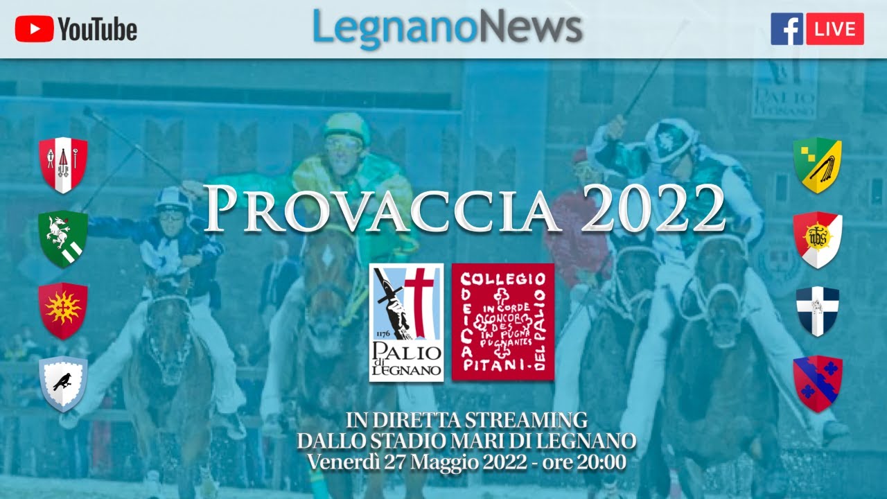In diretta dallo Stadio Mari di Legnano: PROVACCIA 2022