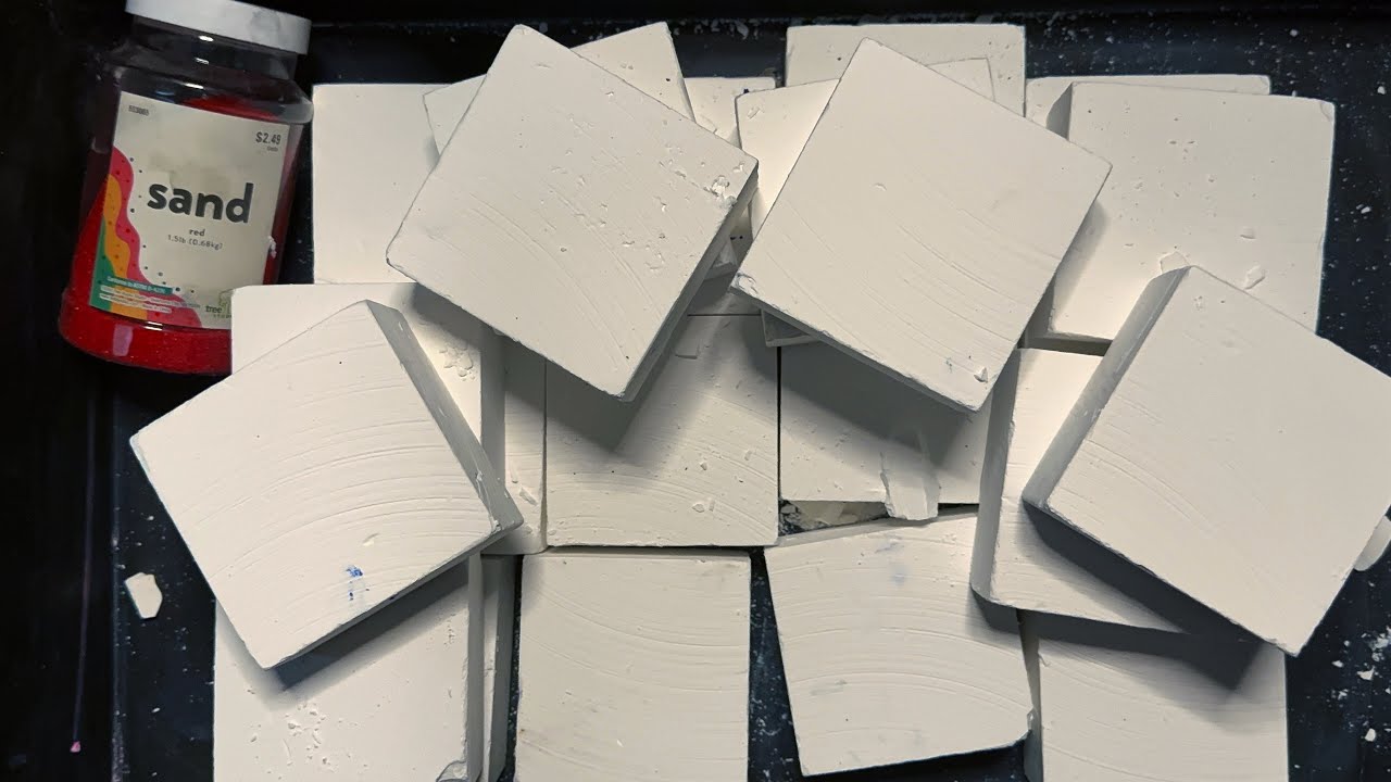 Plain Jane Chalk Crushing ASMR Oddly Satisfying 