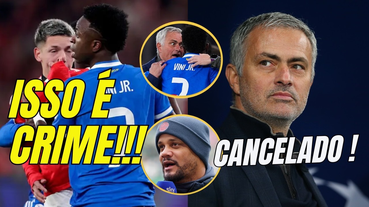 💣 EXPLODIU NA EUROPA! Mourinho é acusado após fala sobre caso de Vini Jr