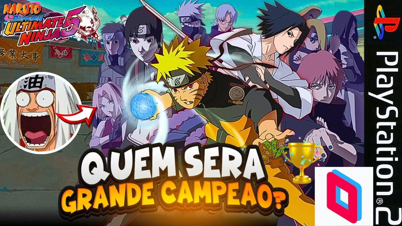 🔴LIVE🔴FINAL TORNEIO ONLINE Naruto Ultimate Ninja 5 VALENDO 100 REAIS! #shorts #narutoultimateninja5