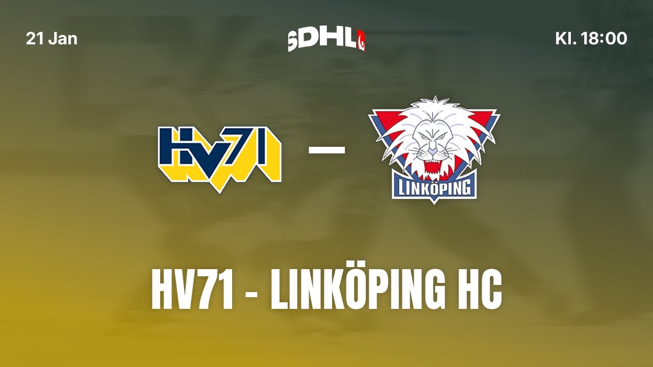 SDHL: HV71 - Linköping HC | Husqvarna Garden | Säsong 25/26