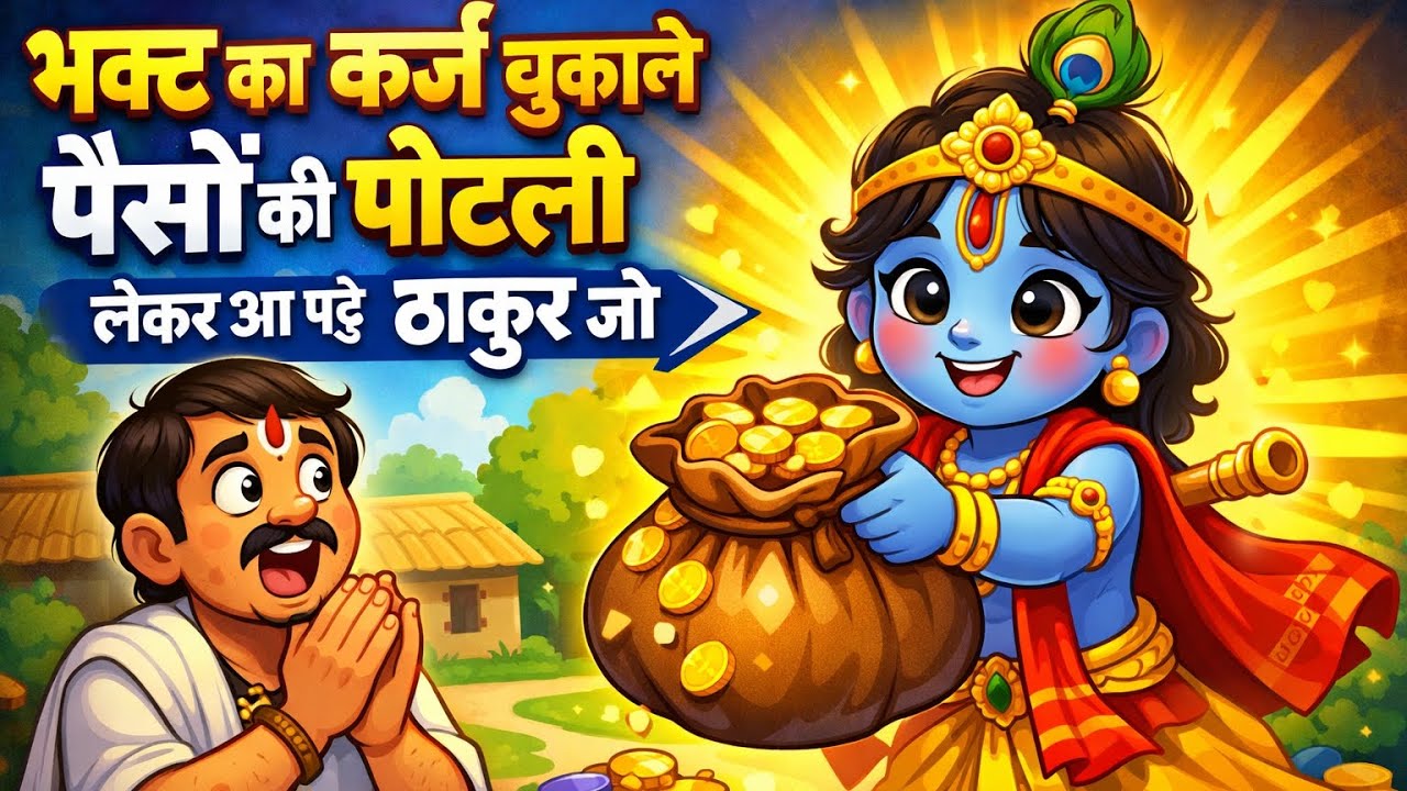 भक्त का कर्ज चुकाने पैसों की पोटली लेकर आ पड़े | 