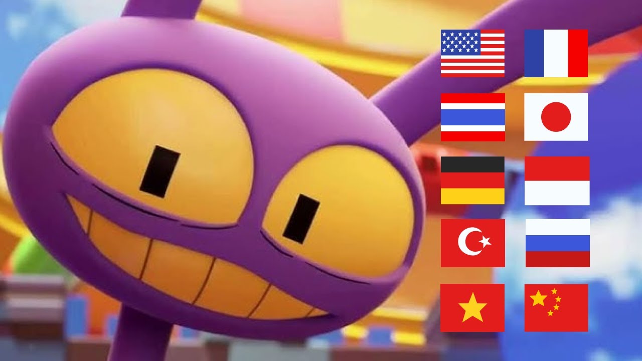 TADC Ep.6 AI Dubbing Video Jax have a Mental breakdown in 10 LANGUAGES #glitch #tadcjax #tadc