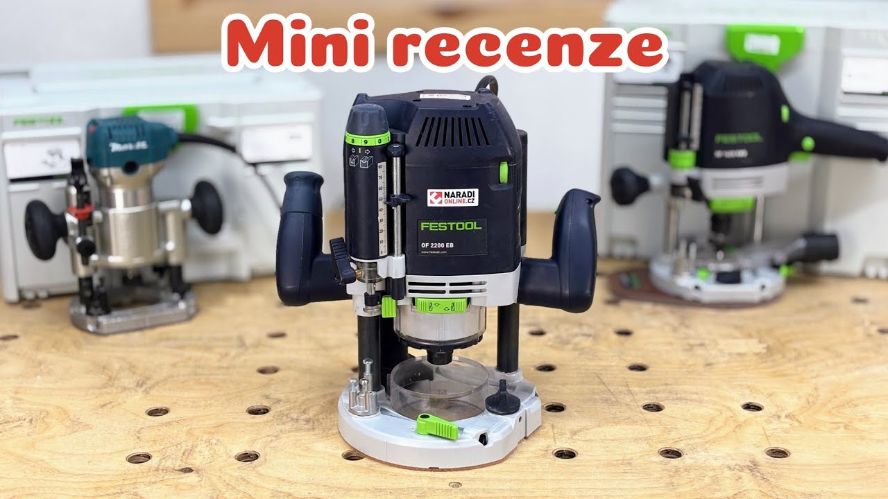 OF 2200 EB-Plus, Festool horní frézka, recenze