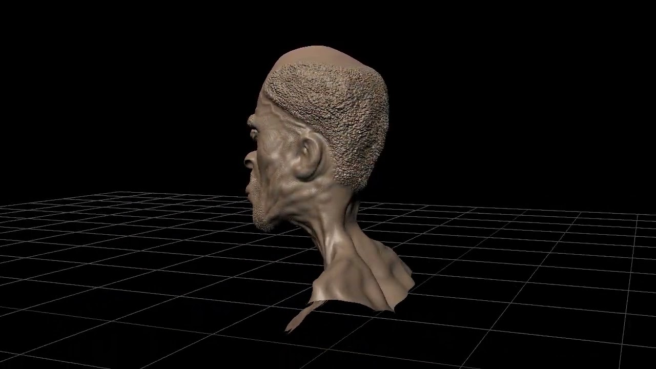 Head Sculpt, first attempt 