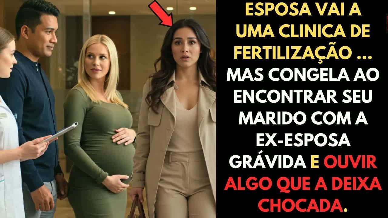❤️ ELA FLAGROU O MARIDO EM UMA CLÍNICA COM A EX-MULHER GRÁVIDA E FICA CHOCADA COM O QUE OUVE DELE