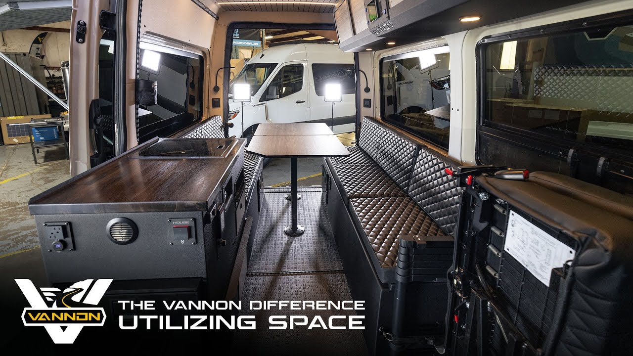 Full Tour: VANNON’s Custom 144WB Drive 4 Sleep 4 Van