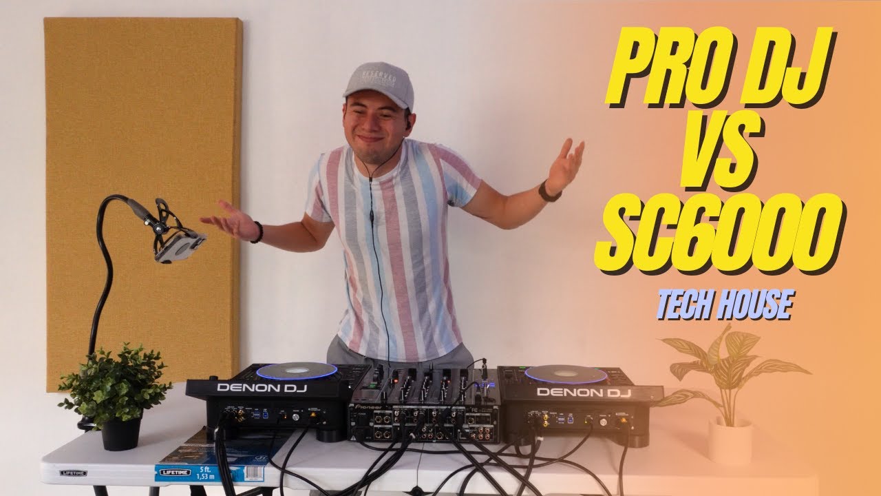 Pro DJ plays Tech House on Denon SC6000