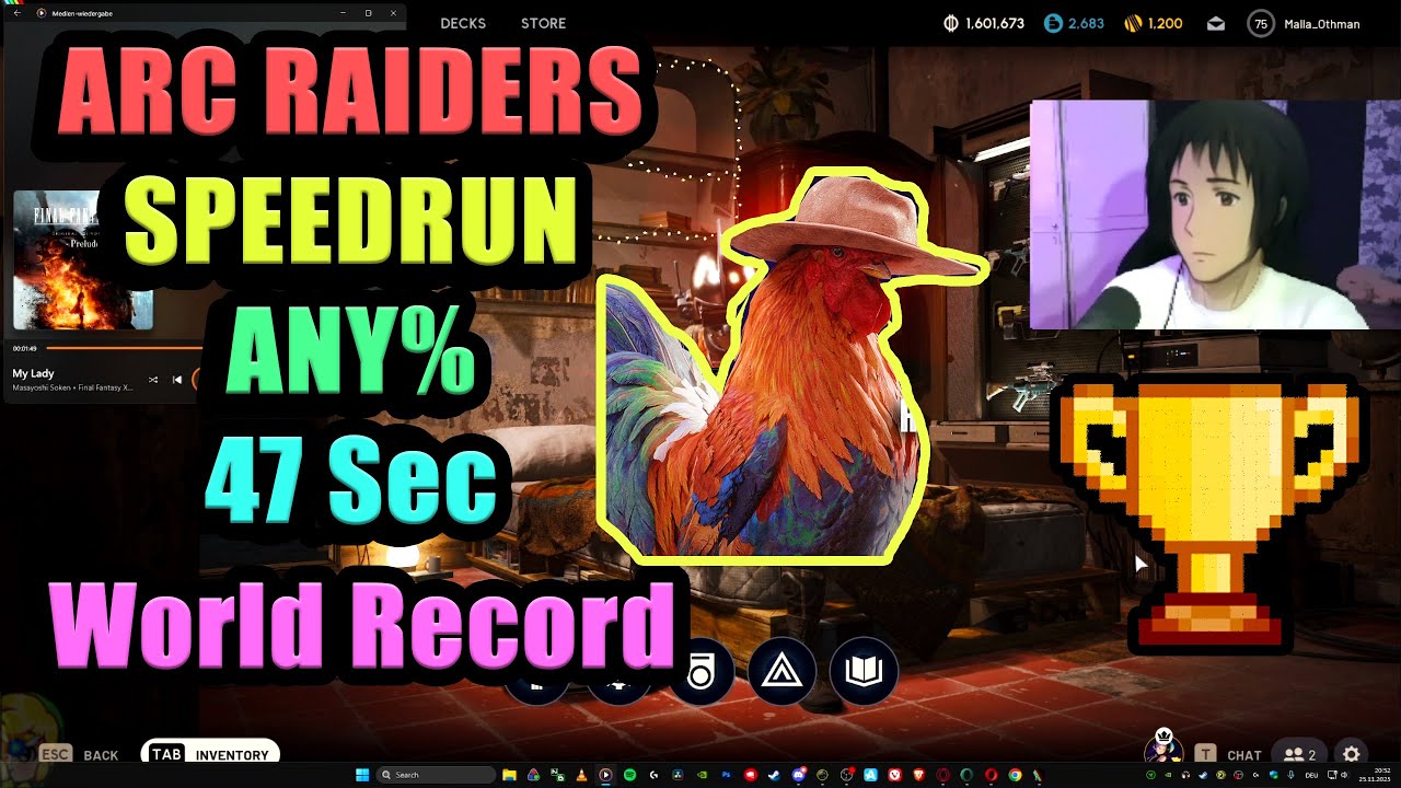 🏆 ARC Raiders Speedrun Any% in 47 Sec Solo Free Loadout World Record | WR #arcraiders