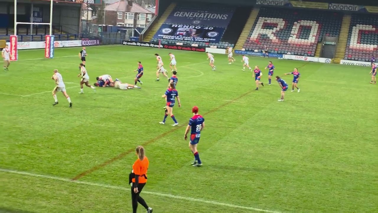 HORNETS STING THE COUGARS | RL CHAMPIONSHIP IN ROCHDALE 