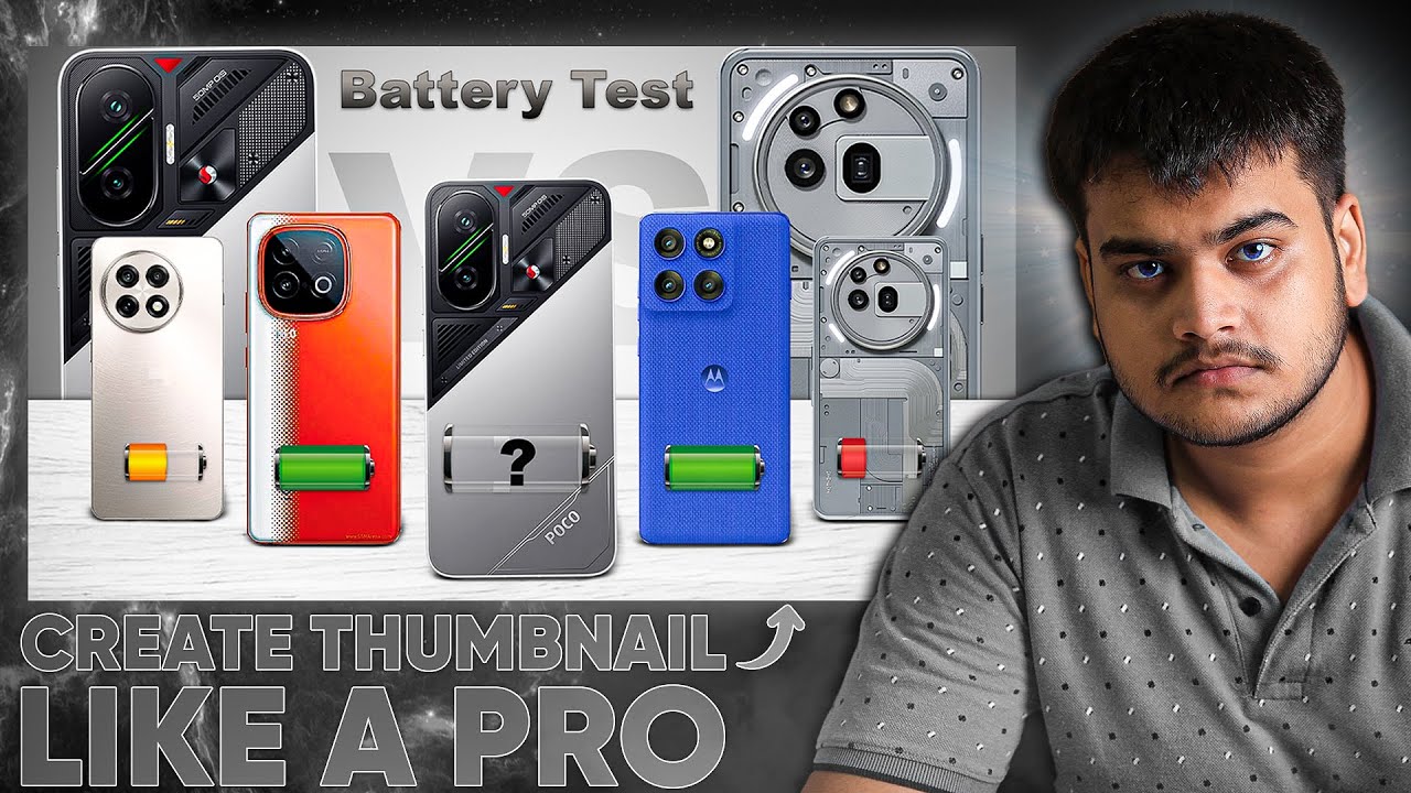 Thumbnail Design Secrets | Viral YouTube Thumbnails #photoshop  2025