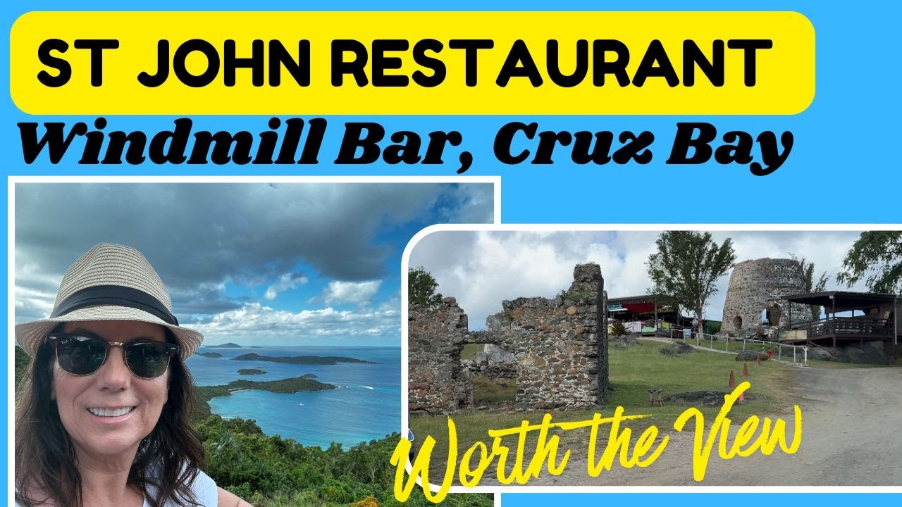 Вид того стоит! Бар-ресторан Windmill, остров Сент-Джон, Виргинские острова США #stjohnusvi #rest...