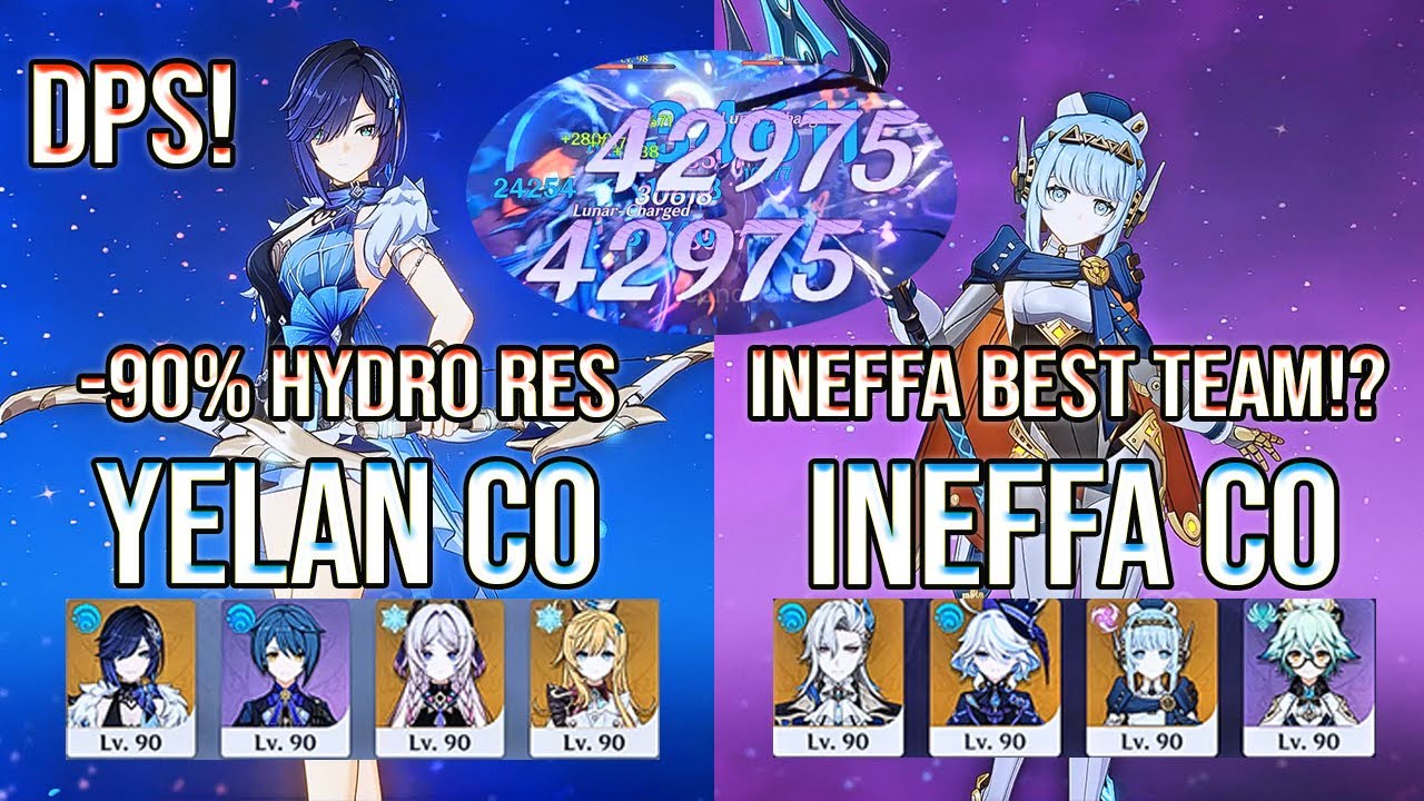 Yelan Main DPS?! Best Team for Ineffa Right Now? 🔥 | Floor 12 Spiral Abyss | Genshin Impact