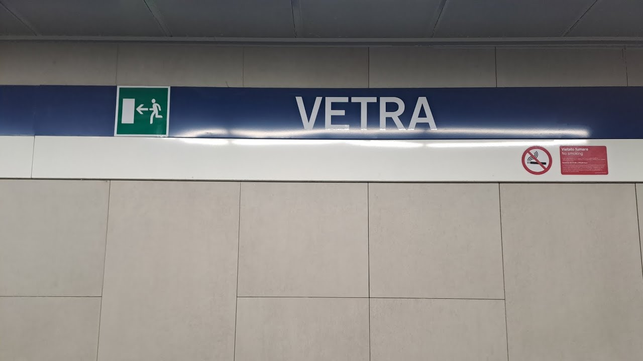 (Walkthrough) Stazione VETRA (M4 Metro Milano)