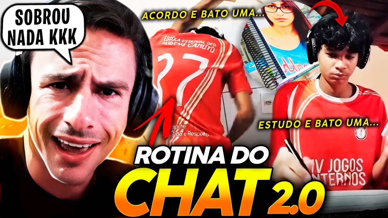 SUPER XANDÃO REAGINDO a ROTINA do CHAT da LIVE e ESTOMPANDO 2.0 KKKKKKKK