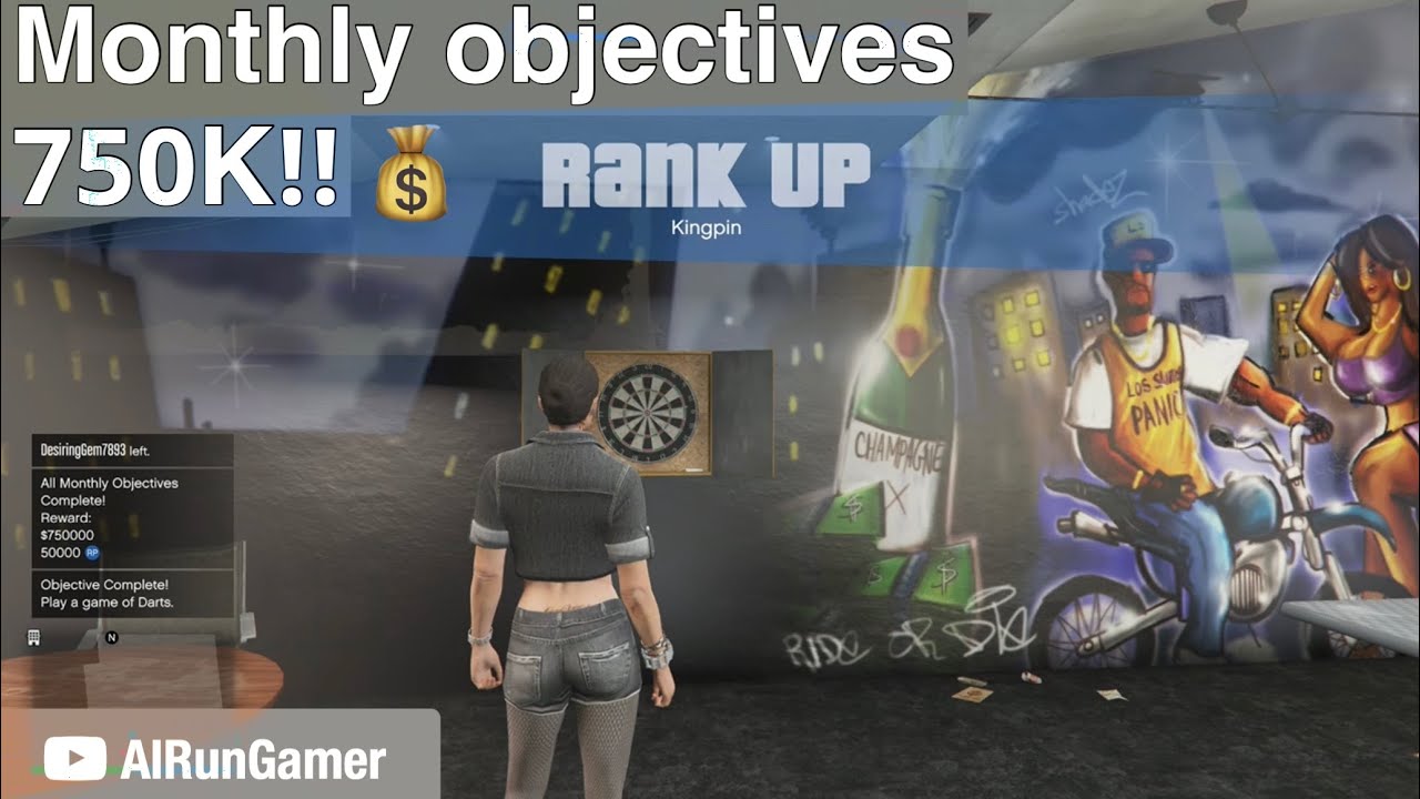 Gta 5 monthly objectives award 750k
