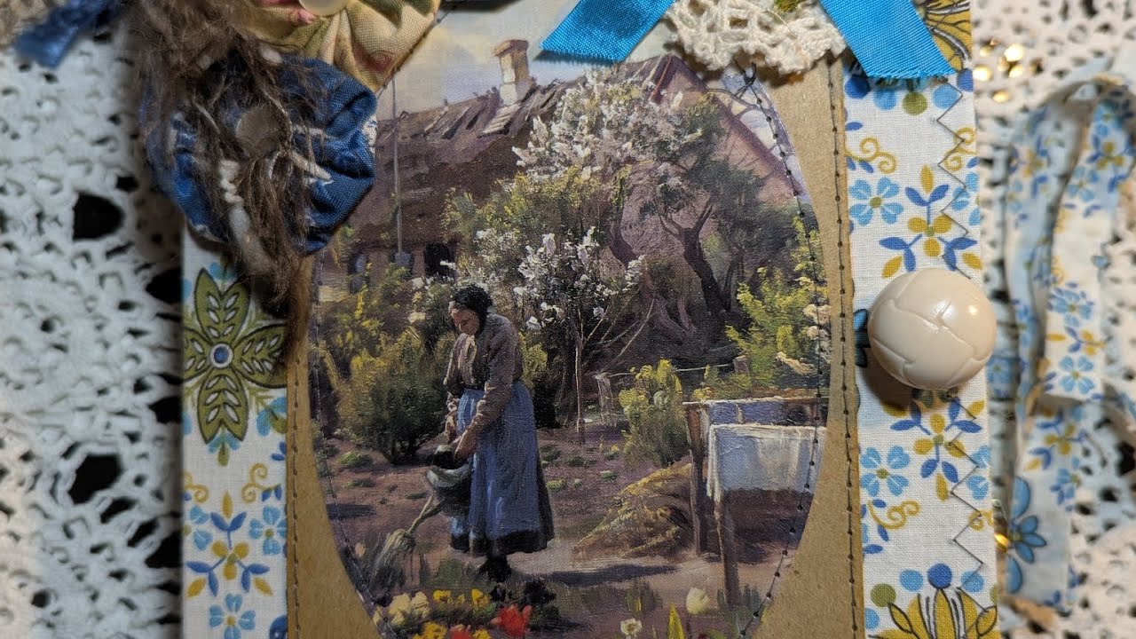 Junk Journal Flip Through of Lady in the Garden II 