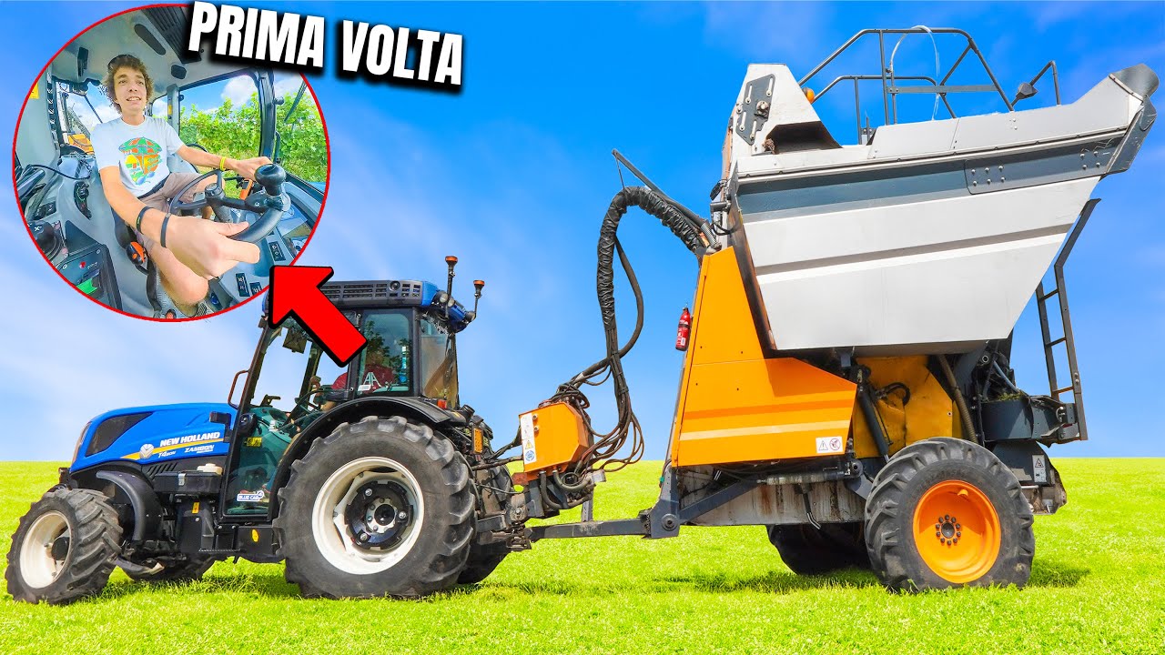COME SI GUIDA una VENDEMMIATRICE? (La Mia Prima Volta)