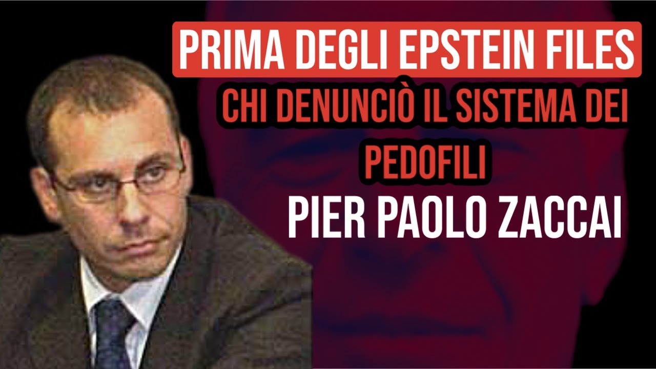 Prima degli Epstein Files&hellip;Pier Paolo Zaccai. G. Di Salvo