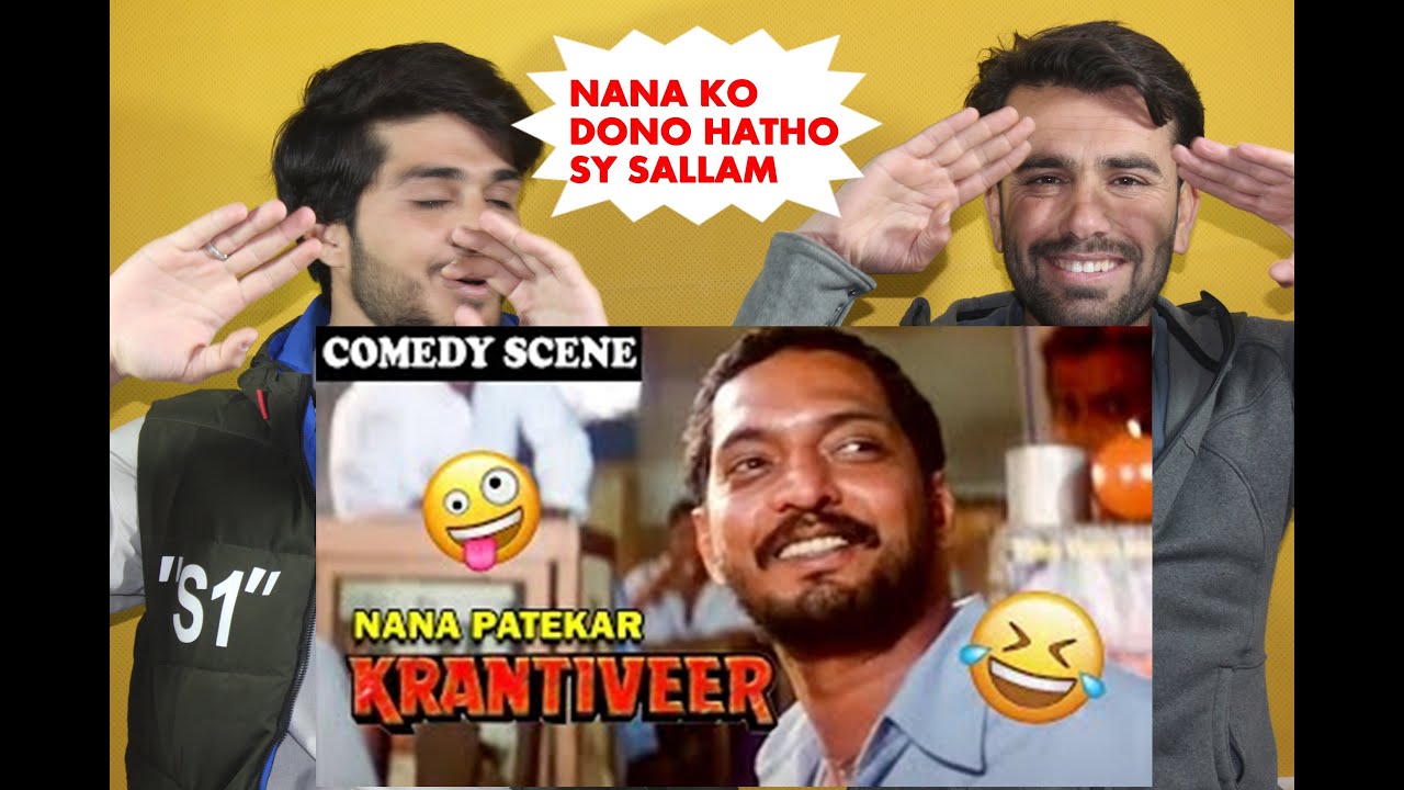 Comedy Scenes Nana Patekar, Dimple Kapadia From Krantiveer Movie| AFGHAN REACTION!!!!!!