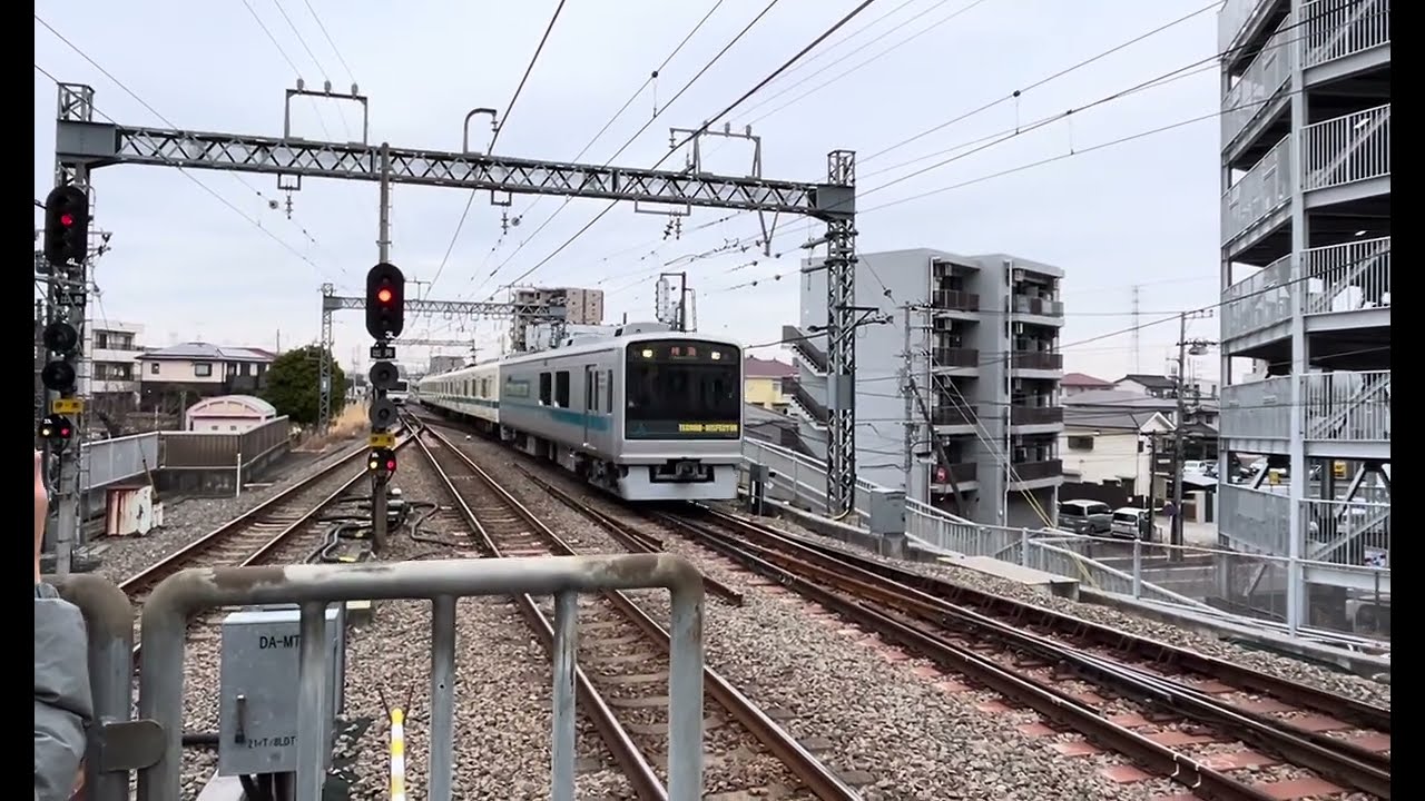 小田急線　検測車クヤ31形　警笛鳴らしまくり8連発❗️