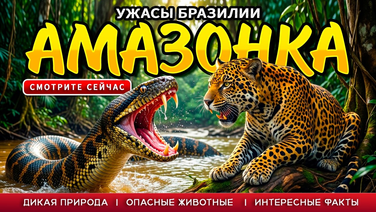 АМАЗОНКА!!! Ужасы Диких Лесов Бразилии!!! #река #бразилия