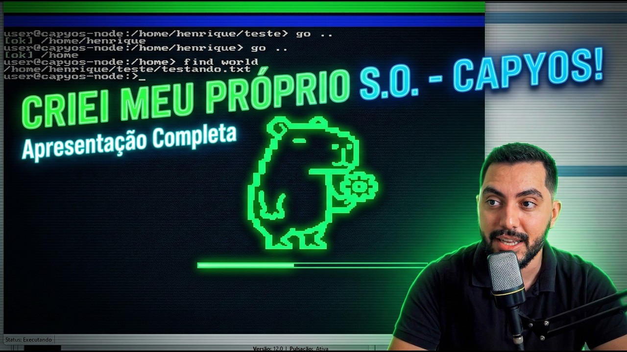 LINUX BRASILEIRO - CONHEÇA O CAPYOS - O SISTEMA OPERACIONAL CAPIVARA