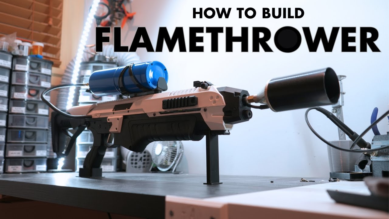 Building a Boring Company Flamethrower | Make a DIY Flamethrower