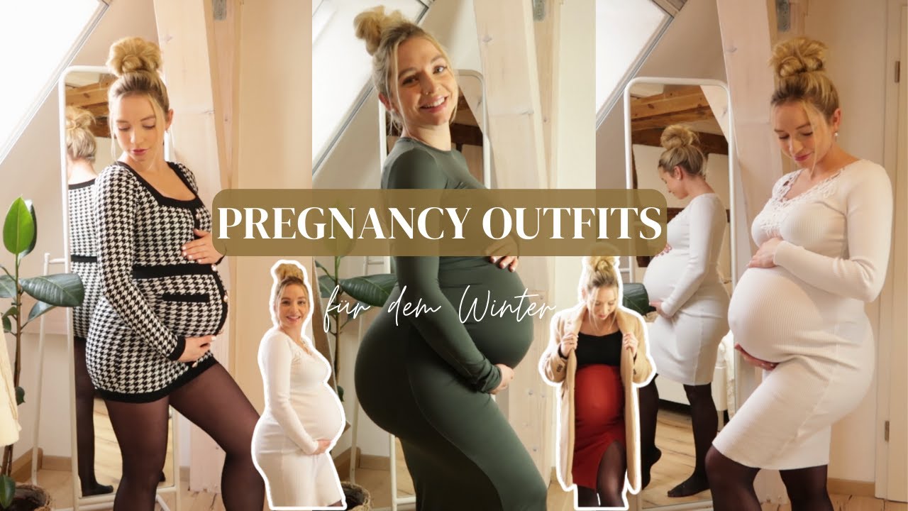 SCHWANGERSCHAFTS Outfits für den WINTER | 37 SSW | VLOGMAS Day 19