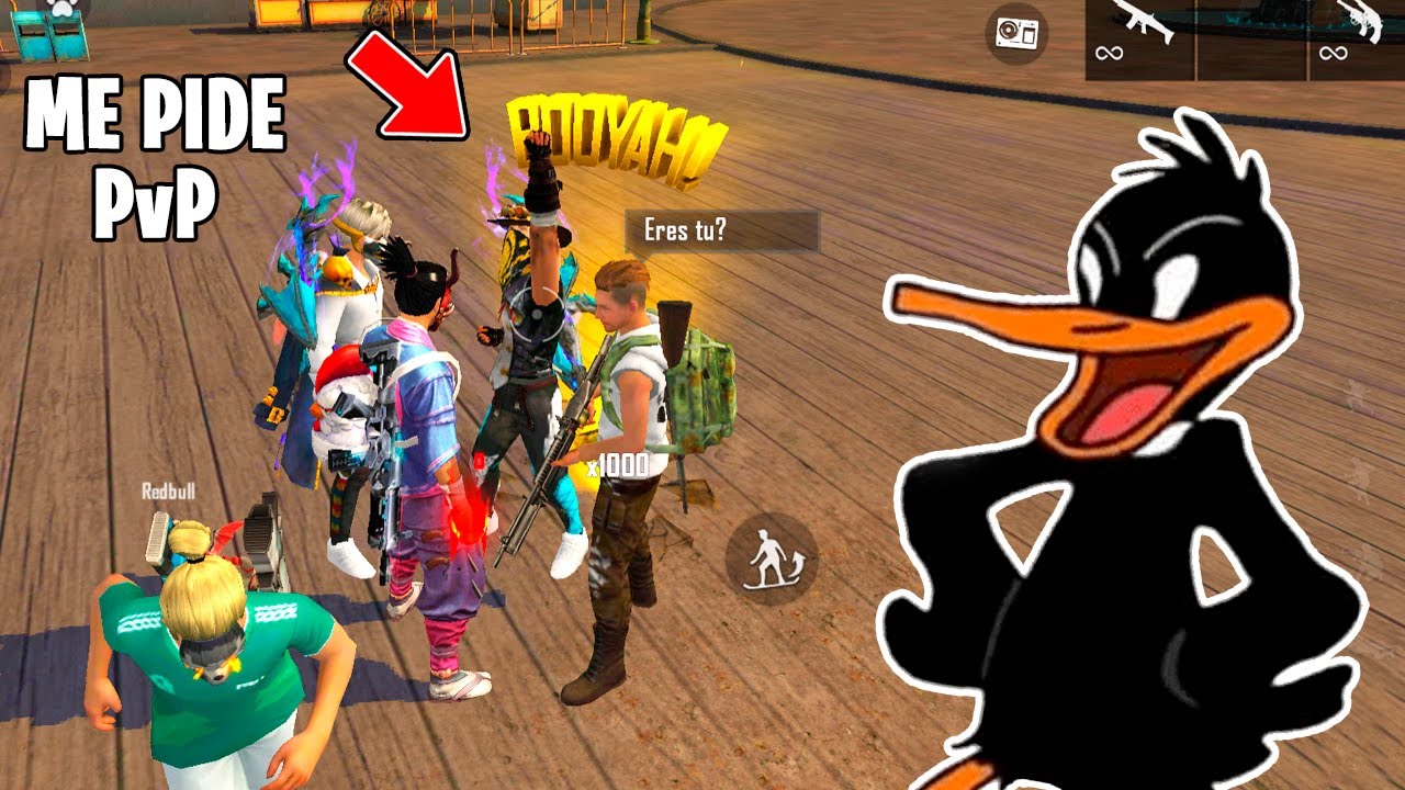 INFLUENCER ME HACE EMOTES 😡 *Apuesta su cuenta en PvP* - Free Fire Random