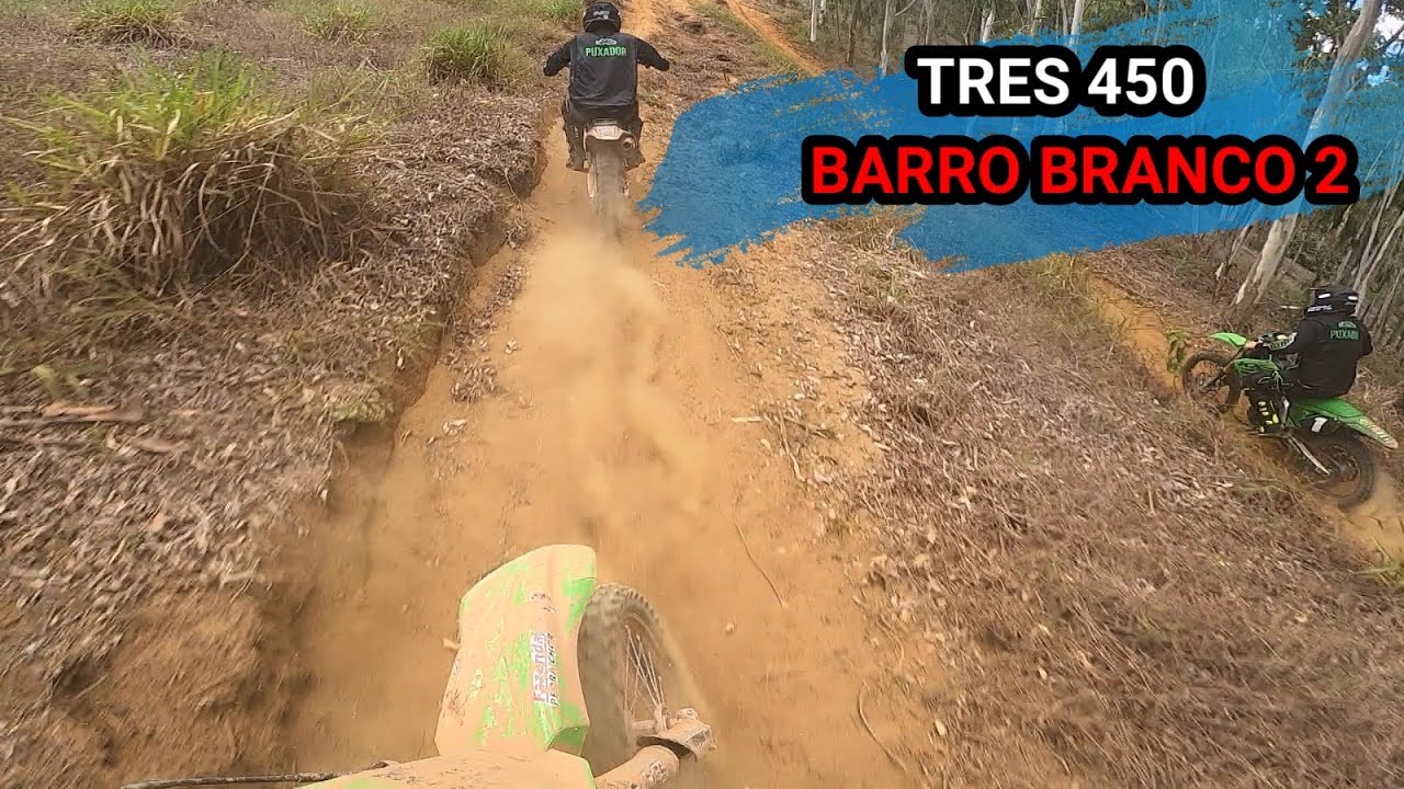 5&ordm; TRILH&Atilde;O DO BARRO BRANCO🔥TR&Ecirc;S 450 ALINHADAS NO MORR&Atilde;O, OQUE SER&Aacute; QUE DEU?☠️parte-2